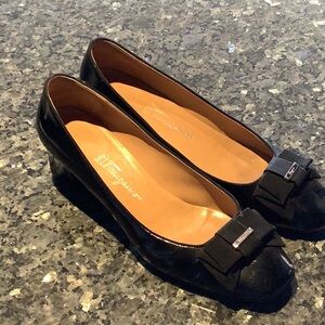 Black Ferragamo shoes